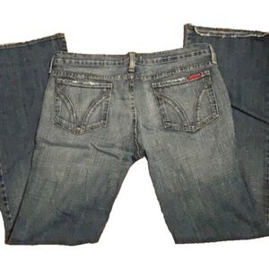 JUST USA JEANS BLUE SZ 15 . BOOT CUT